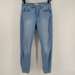 JEN7 by 7 For All Mankind Legging Ankle Jeans Size 6 Light Wash Denim